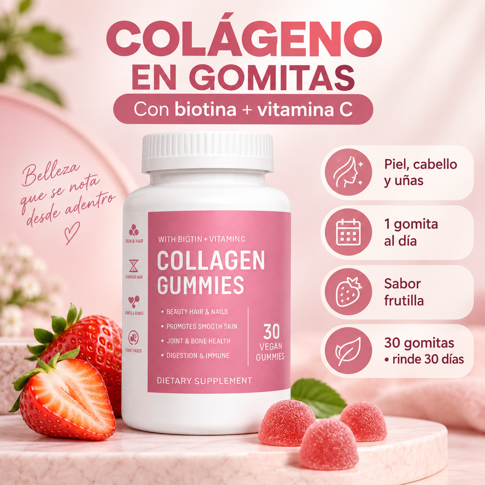 Gomitas de Colágeno con Biotina y Vitamina C