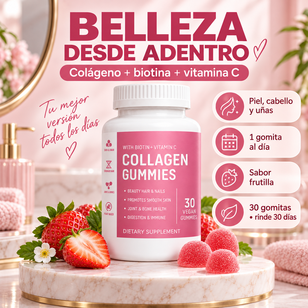 Gomitas de Colágeno con Biotina y Vitamina C