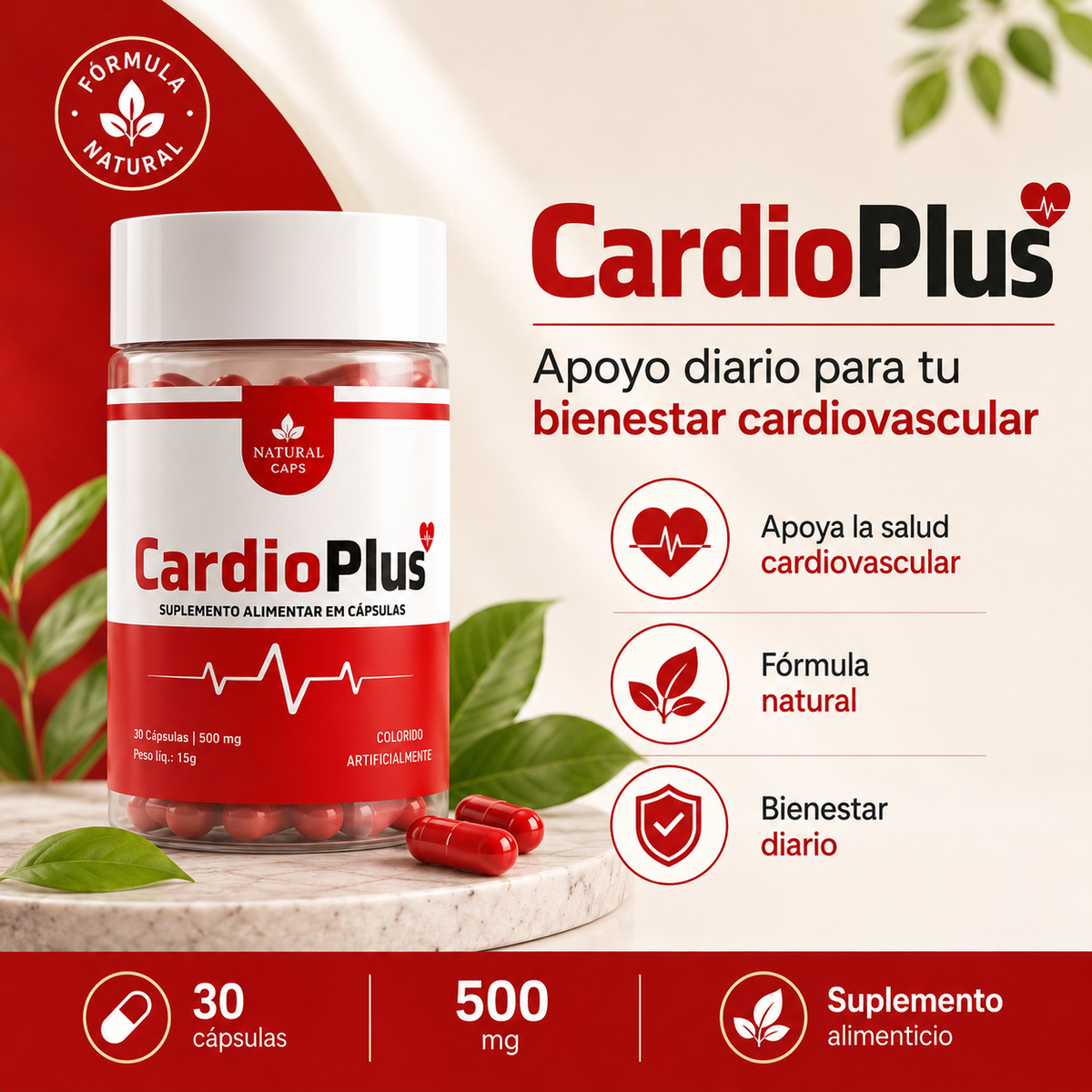 CARDIOPLUS - 60 Capsulas